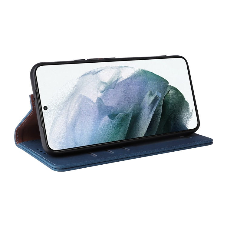 For Samsung Galaxy S22 5G Simple Suction Closure Leather Phone Case