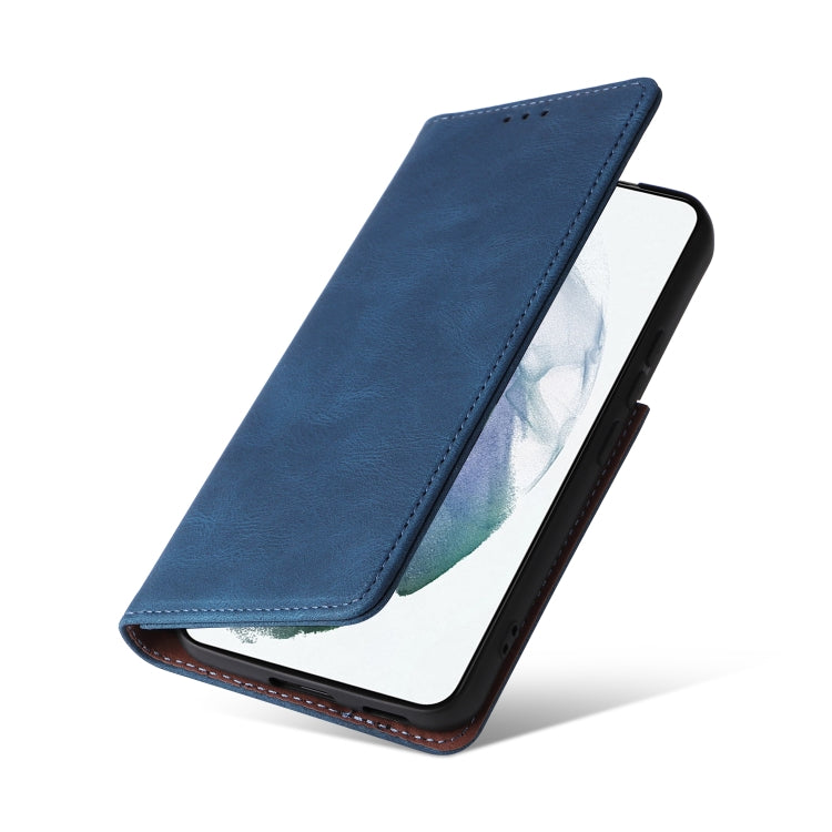 For Samsung Galaxy S22 5G Simple Suction Closure Leather Phone Case
