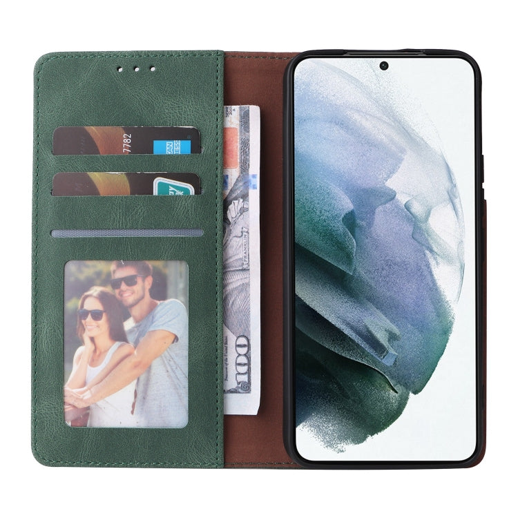 For Samsung Galaxy S22 5G Simple Suction Closure Leather Phone Case