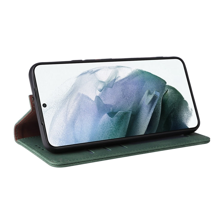 For Samsung Galaxy S22 5G Simple Suction Closure Leather Phone Case