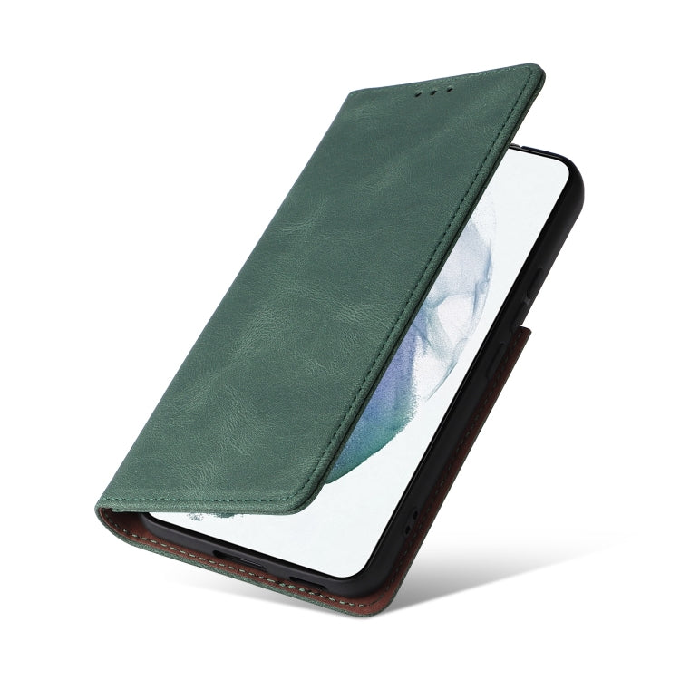 For Samsung Galaxy S22 5G Simple Suction Closure Leather Phone Case