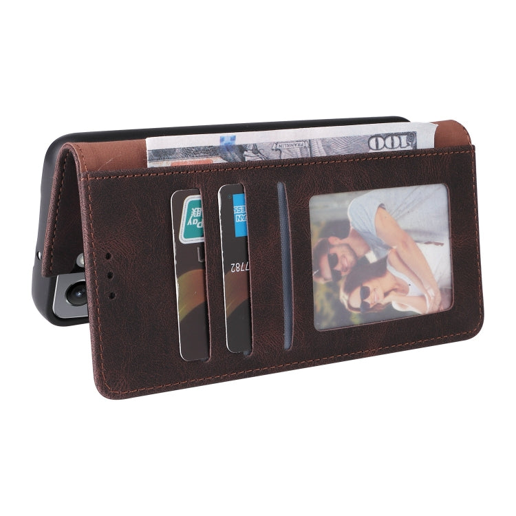 For Samsung Galaxy S22 5G Simple Suction Closure Leather Phone Case