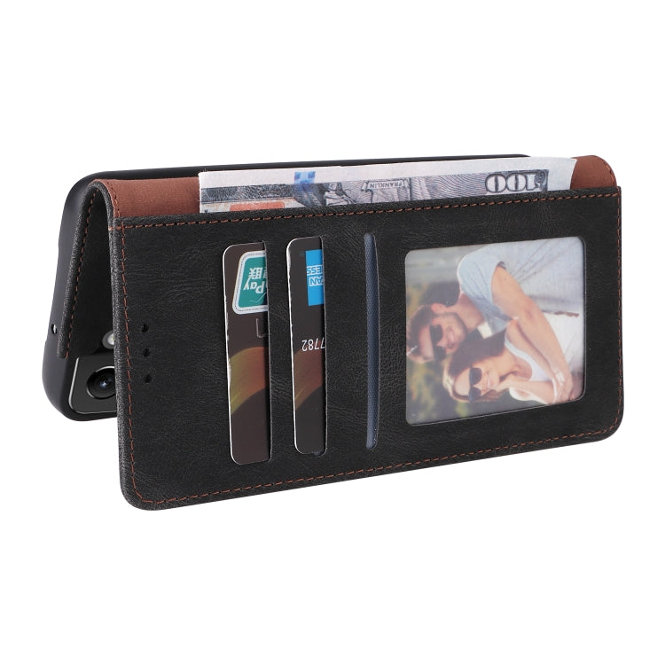 For Samsung Galaxy S22+ 5G Simple Suction Closure Leather Phone Case