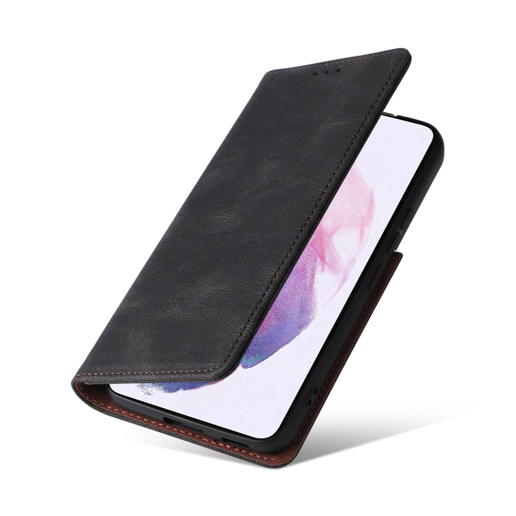 For Samsung Galaxy S22+ 5G Simple Suction Closure Leather Phone Case