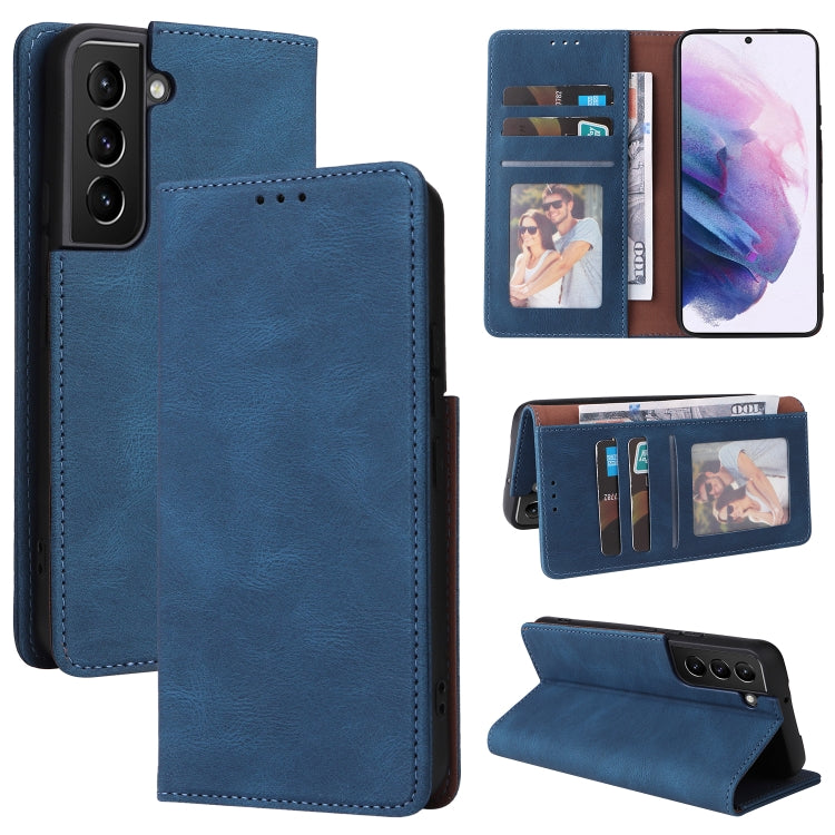 For Samsung Galaxy S22+ 5G Simple Suction Closure Leather Phone Case