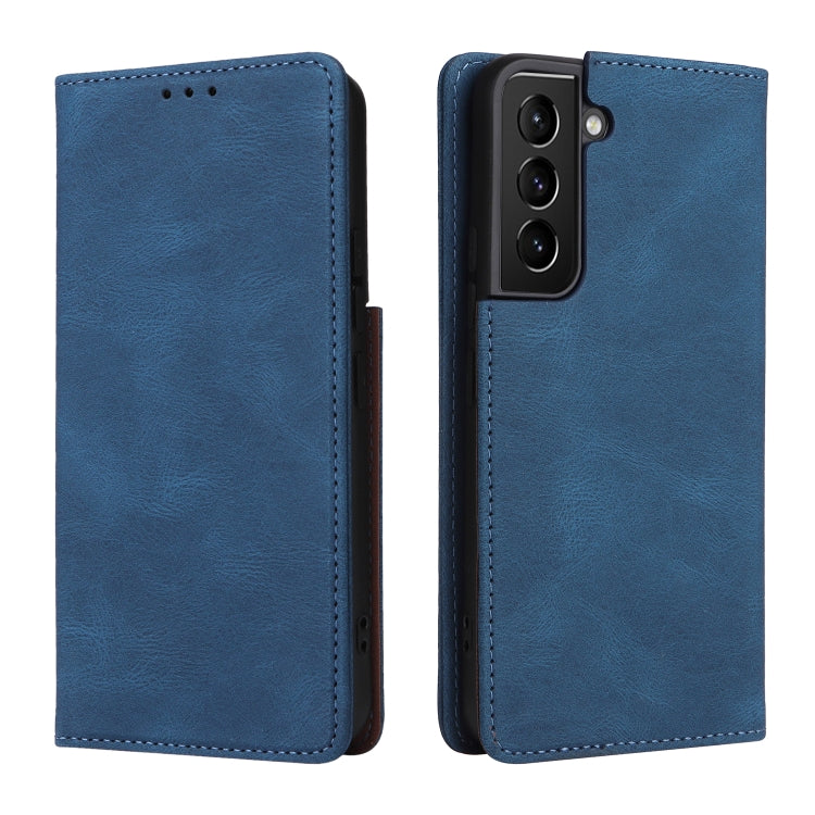 For Samsung Galaxy S22+ 5G Simple Suction Closure Leather Phone Case