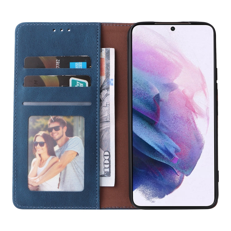 For Samsung Galaxy S22+ 5G Simple Suction Closure Leather Phone Case