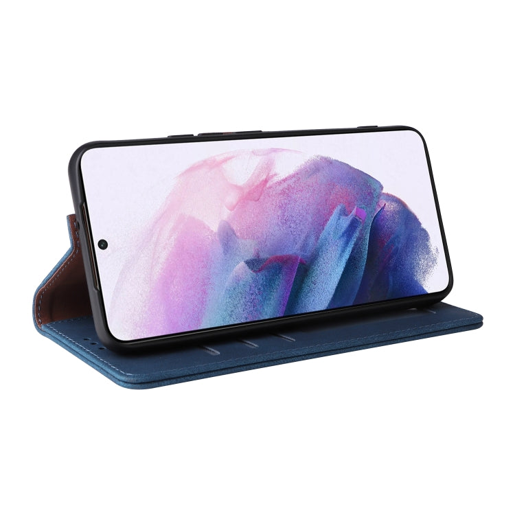 For Samsung Galaxy S22+ 5G Simple Suction Closure Leather Phone Case