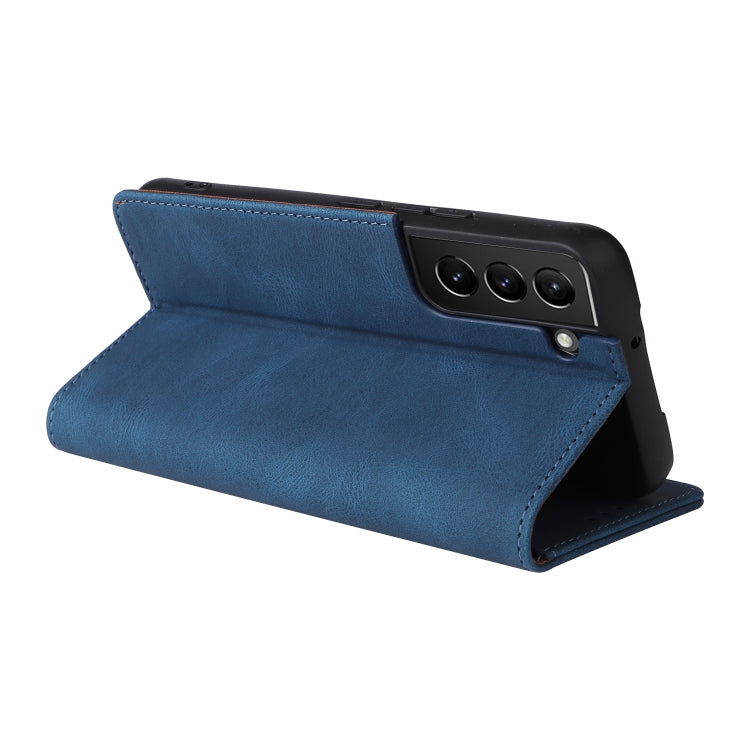 For Samsung Galaxy S22+ 5G Simple Suction Closure Leather Phone Case