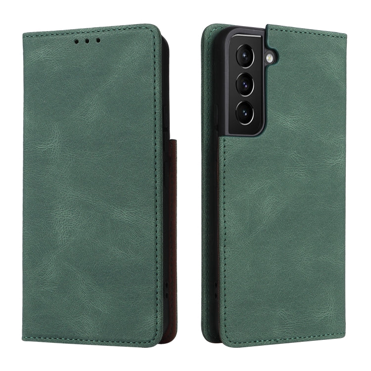 For Samsung Galaxy S22+ 5G Simple Suction Closure Leather Phone Case