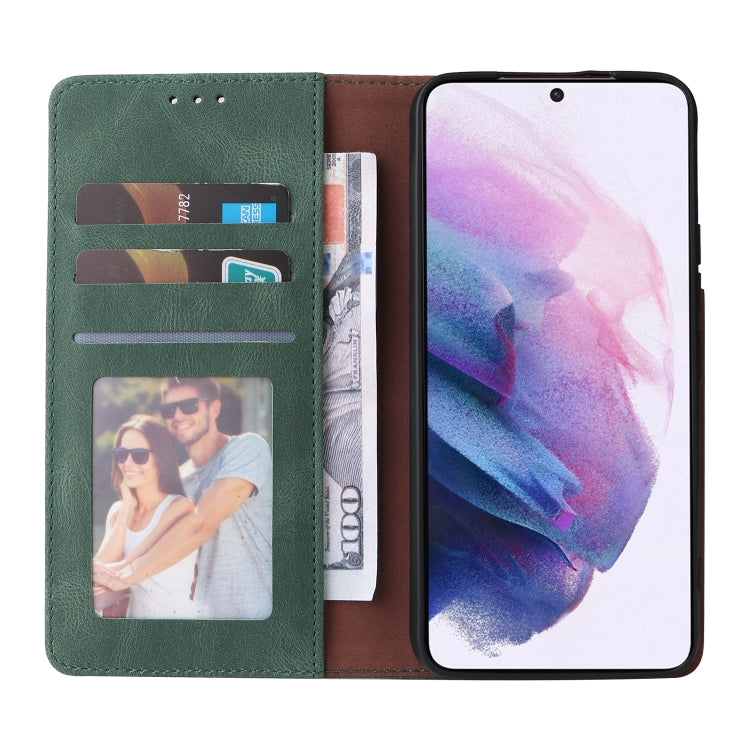 For Samsung Galaxy S22+ 5G Simple Suction Closure Leather Phone Case