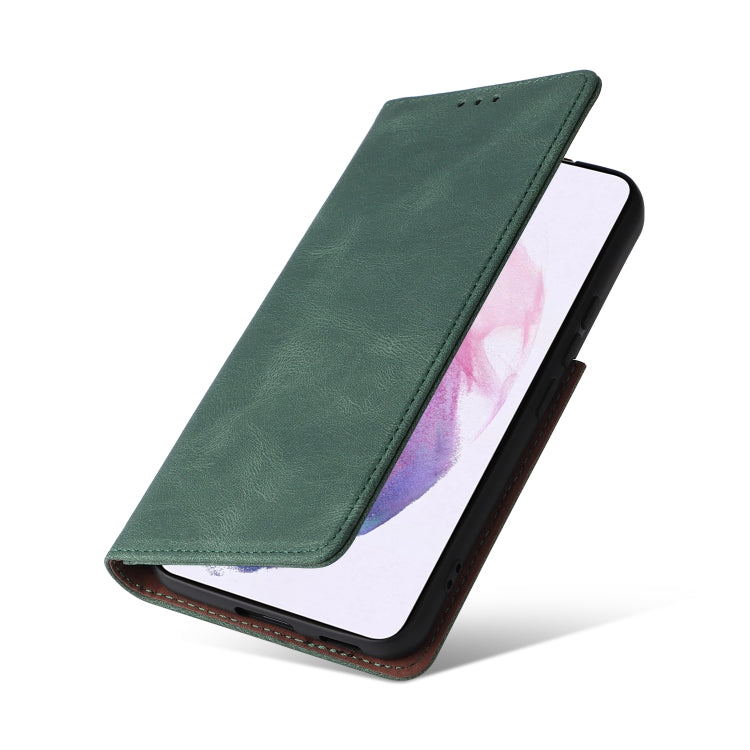 For Samsung Galaxy S22+ 5G Simple Suction Closure Leather Phone Case