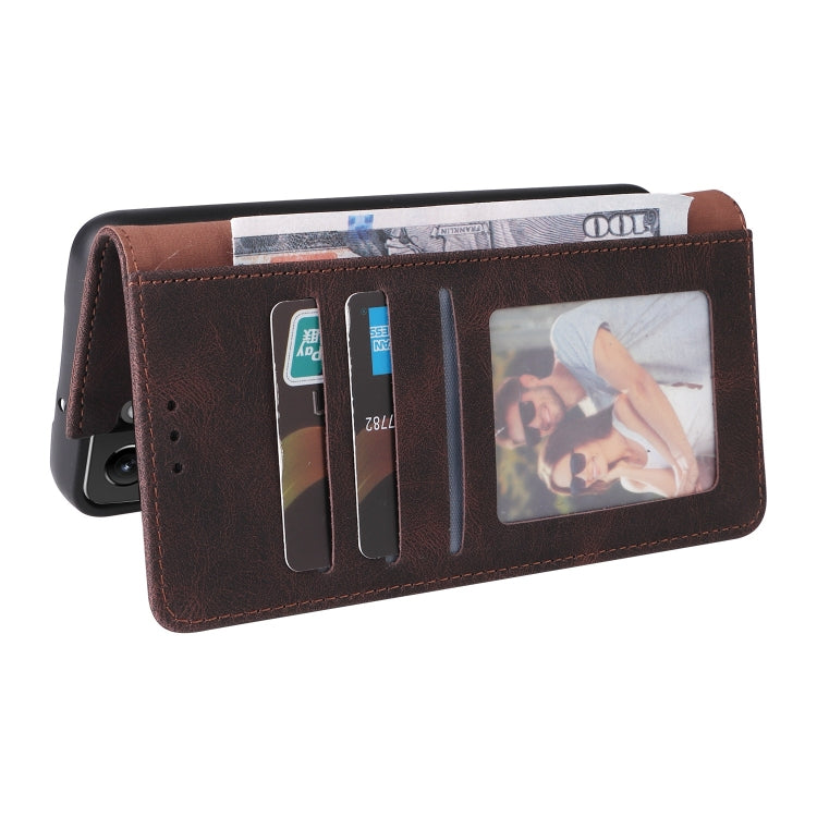 For Samsung Galaxy S22+ 5G Simple Suction Closure Leather Phone Case