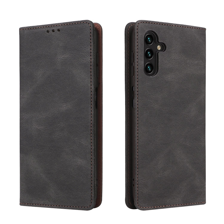For Samsung Galaxy A13 5G Simple Suction Closure Leather Phone Case