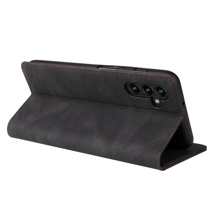 For Samsung Galaxy A13 5G Simple Suction Closure Leather Phone Case
