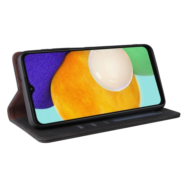 For Samsung Galaxy A13 5G Simple Suction Closure Leather Phone Case
