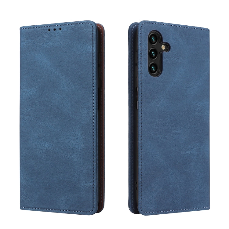 For Samsung Galaxy A13 5G Simple Suction Closure Leather Phone Case