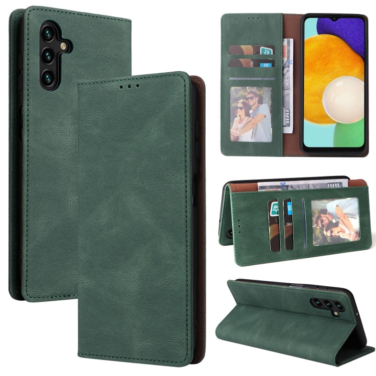 For Samsung Galaxy A13 5G Simple Suction Closure Leather Phone Case