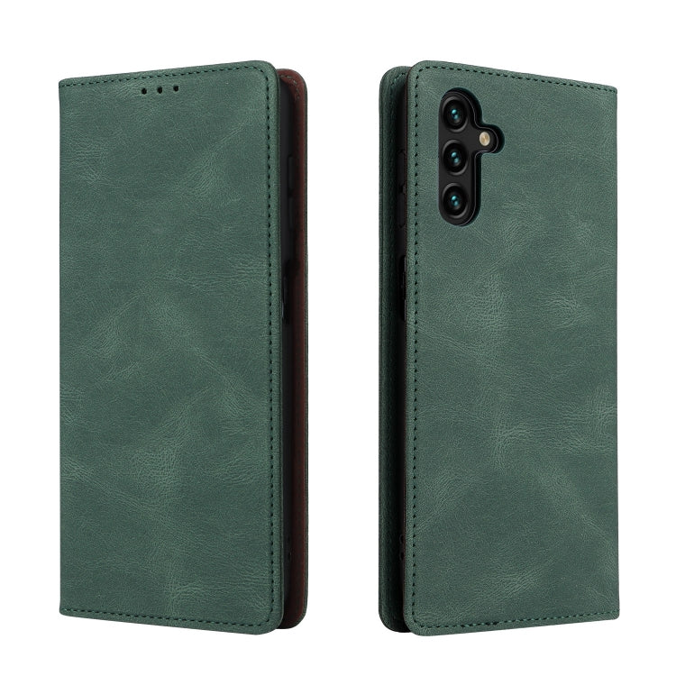 For Samsung Galaxy A13 5G Simple Suction Closure Leather Phone Case