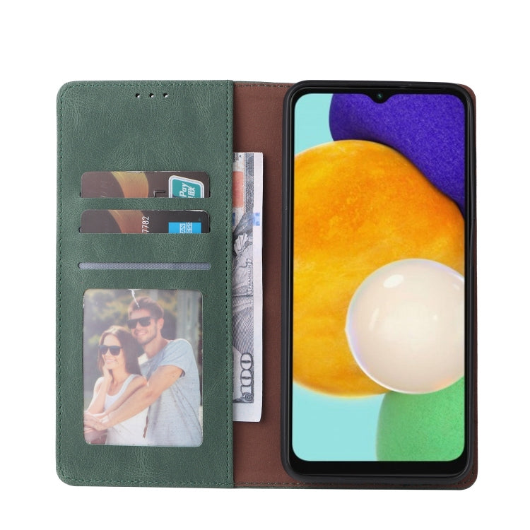 For Samsung Galaxy A13 5G Simple Suction Closure Leather Phone Case