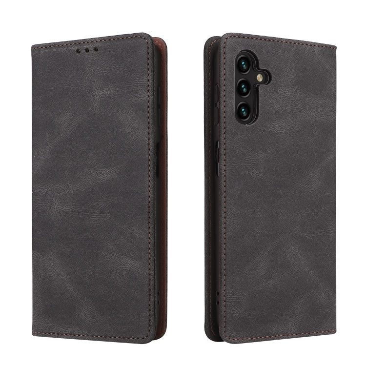 For Samsung Galaxy A13 5G Simple Suction Closure Leather Phone Case