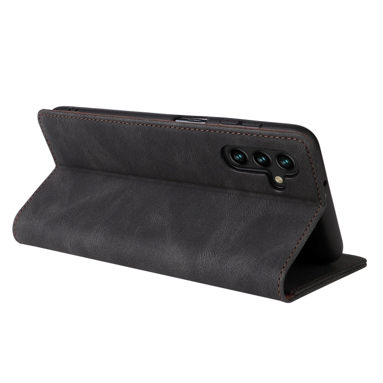 For Samsung Galaxy A13 5G Simple Suction Closure Leather Phone Case