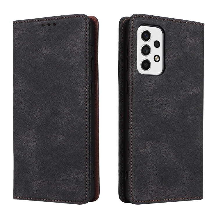 For Samsung Galaxy A53 5G Simple Suction Closure Leather Phone Case