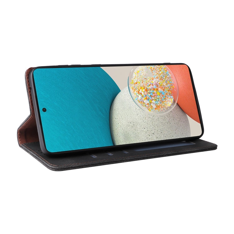 For Samsung Galaxy A53 5G Simple Suction Closure Leather Phone Case