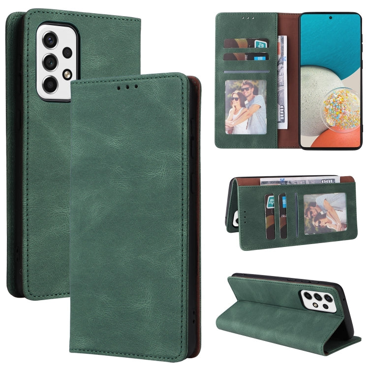 For Samsung Galaxy A53 5G Simple Suction Closure Leather Phone Case