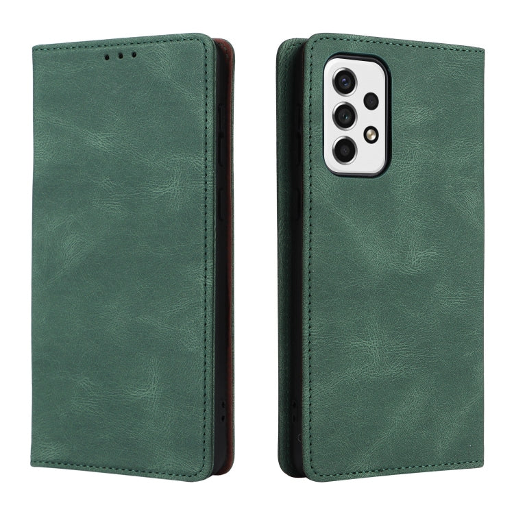 For Samsung Galaxy A53 5G Simple Suction Closure Leather Phone Case