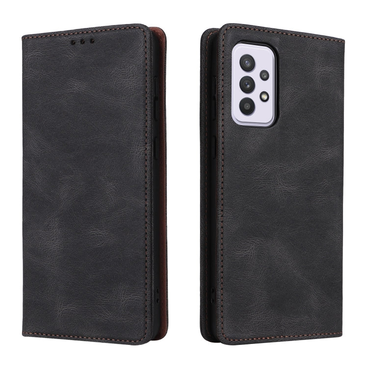 For Samsung Galaxy A33 5G Simple Suction Closure Leather Phone Case