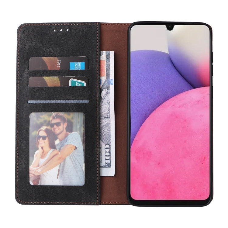 For Samsung Galaxy A33 5G Simple Suction Closure Leather Phone Case