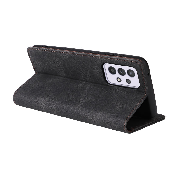 For Samsung Galaxy A33 5G Simple Suction Closure Leather Phone Case