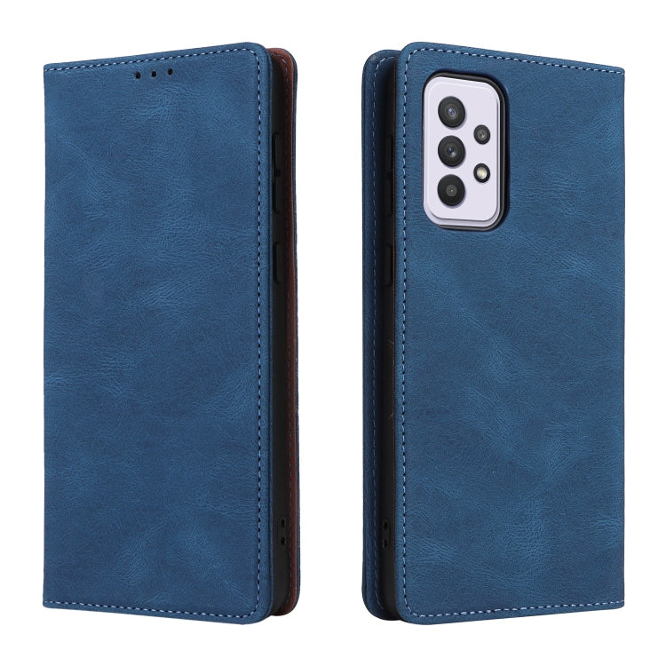 For Samsung Galaxy A33 5G Simple Suction Closure Leather Phone Case