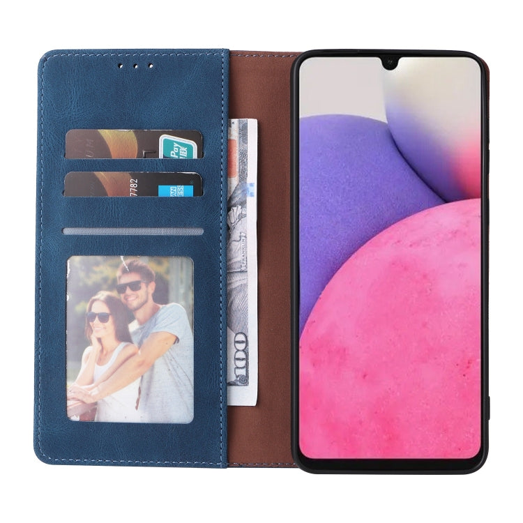 For Samsung Galaxy A33 5G Simple Suction Closure Leather Phone Case