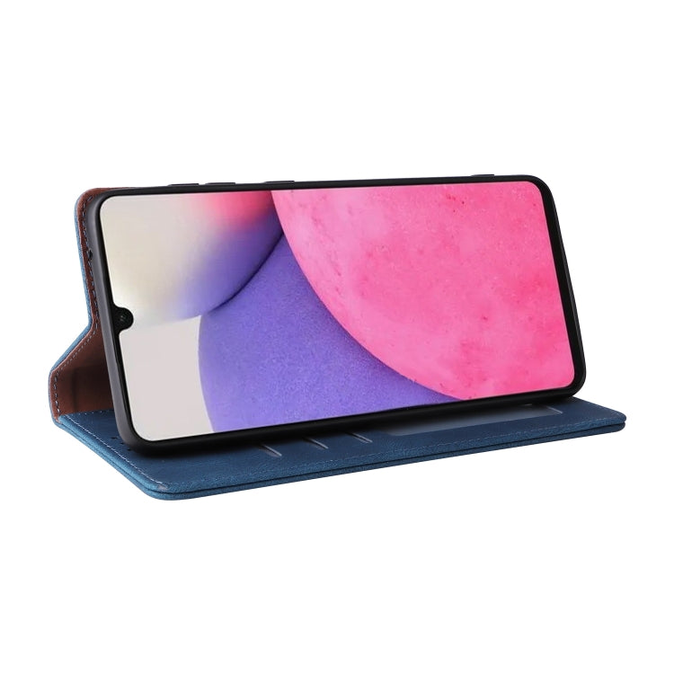 For Samsung Galaxy A33 5G Simple Suction Closure Leather Phone Case