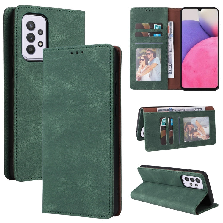 For Samsung Galaxy A33 5G Simple Suction Closure Leather Phone Case