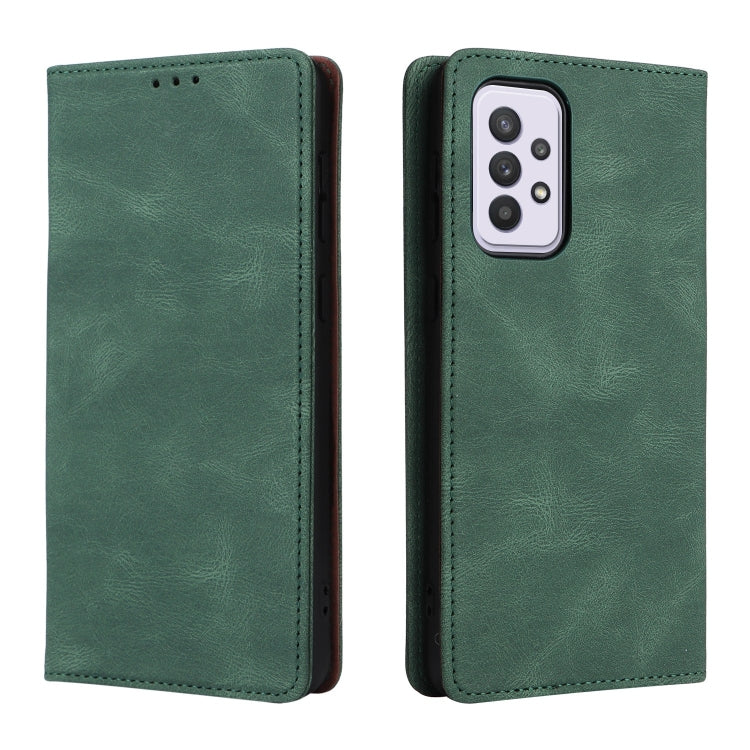 For Samsung Galaxy A33 5G Simple Suction Closure Leather Phone Case