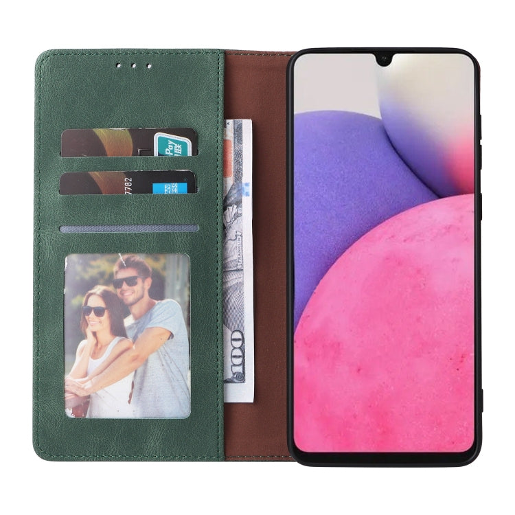 For Samsung Galaxy A33 5G Simple Suction Closure Leather Phone Case