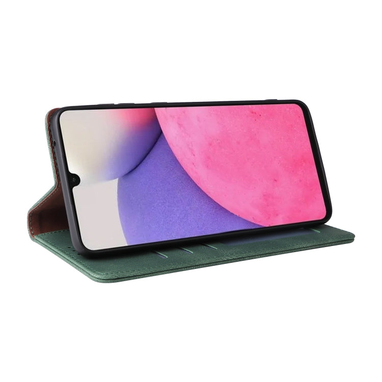 For Samsung Galaxy A33 5G Simple Suction Closure Leather Phone Case