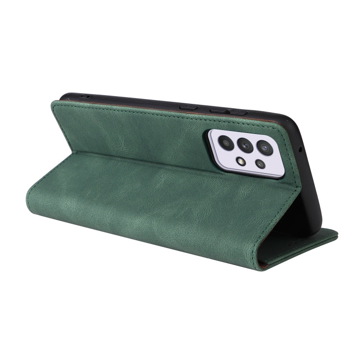 For Samsung Galaxy A33 5G Simple Suction Closure Leather Phone Case