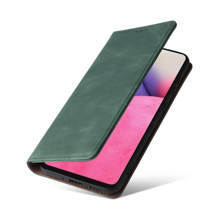 For Samsung Galaxy A33 5G Simple Suction Closure Leather Phone Case