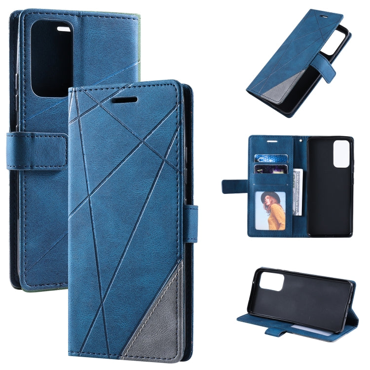 For Xiaomi Redmi Note 11 Pro Skin Feel Splicing Leather Phone Case