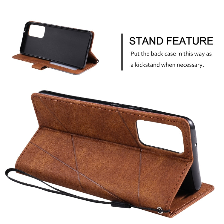 For Xiaomi Redmi Note 11 Pro Skin Feel Splicing Leather Phone Case