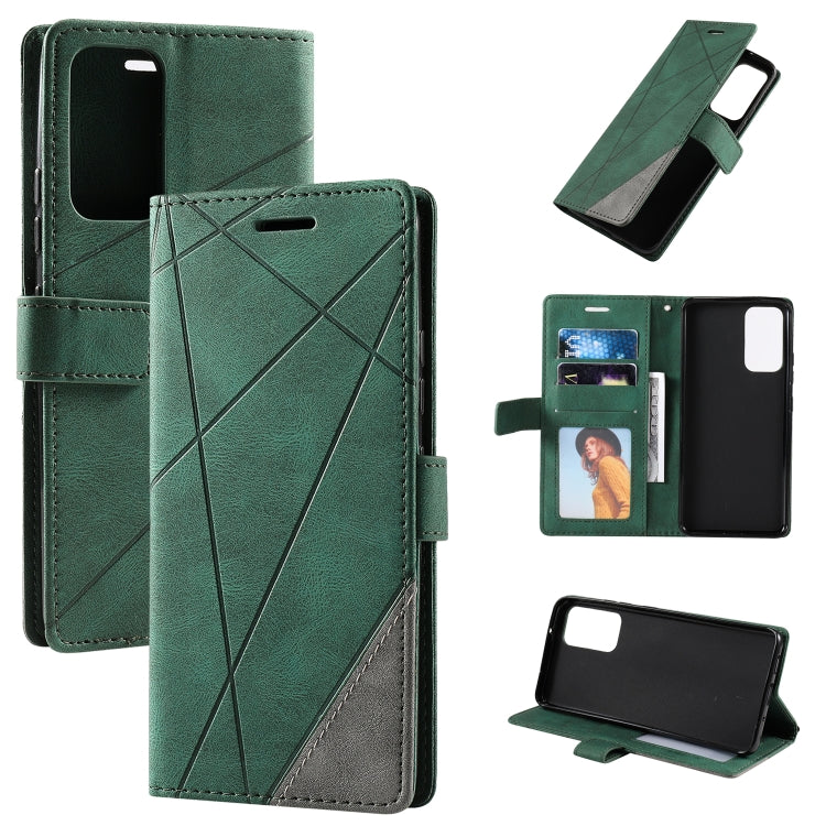 For Xiaomi Redmi Note 11 Pro Skin Feel Splicing Leather Phone Case