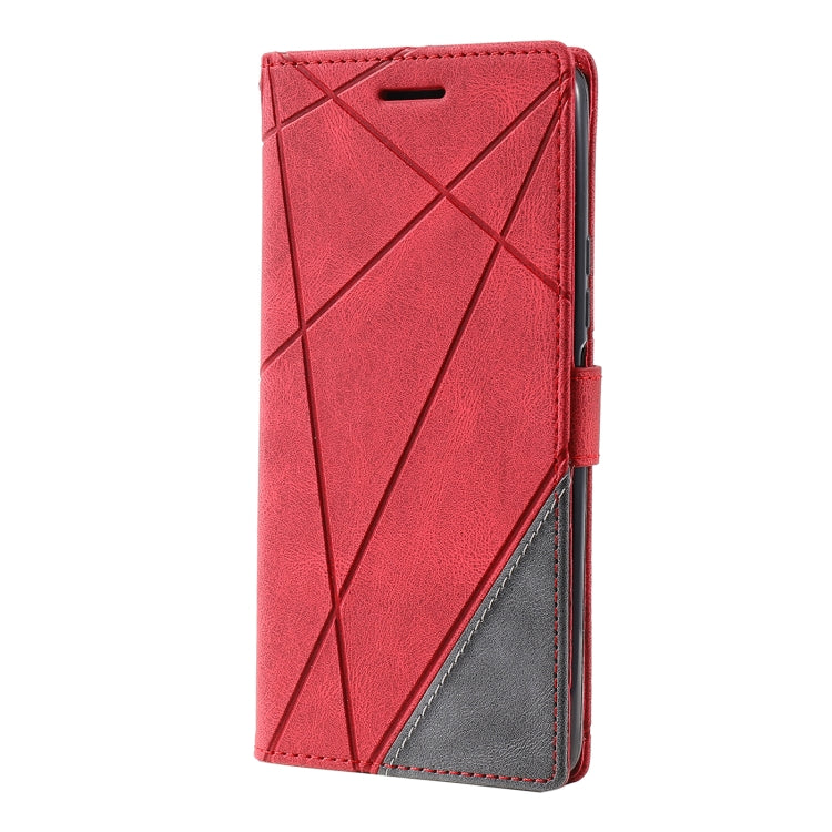 For Xiaomi Redmi K40S Skin Feel Splicing Leather Phone Case