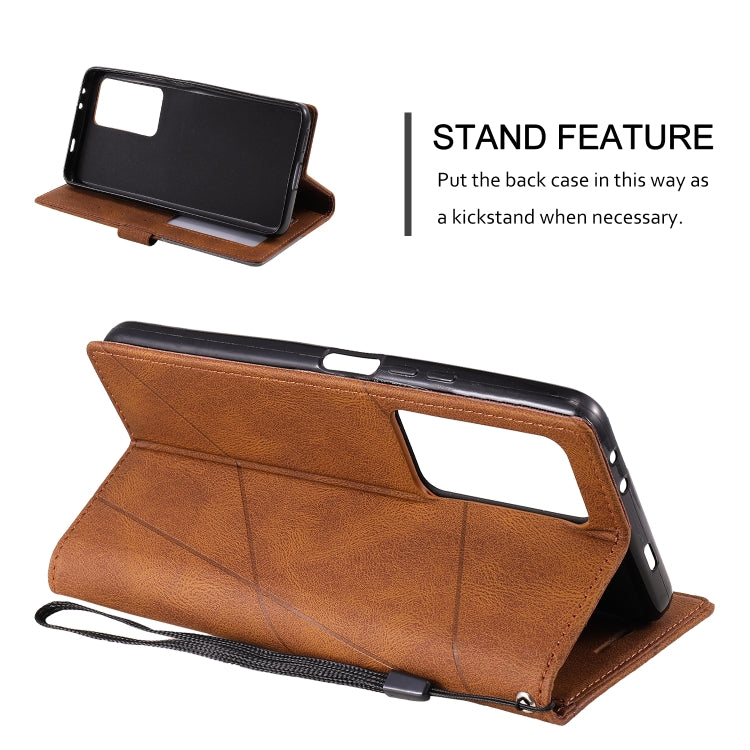 For Xiaomi Redmi K40S Skin Feel Splicing Leather Phone Case