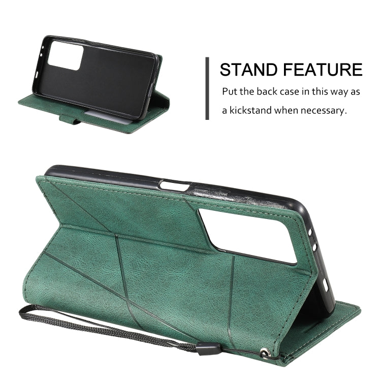 For Xiaomi Redmi K40S Skin Feel Splicing Leather Phone Case