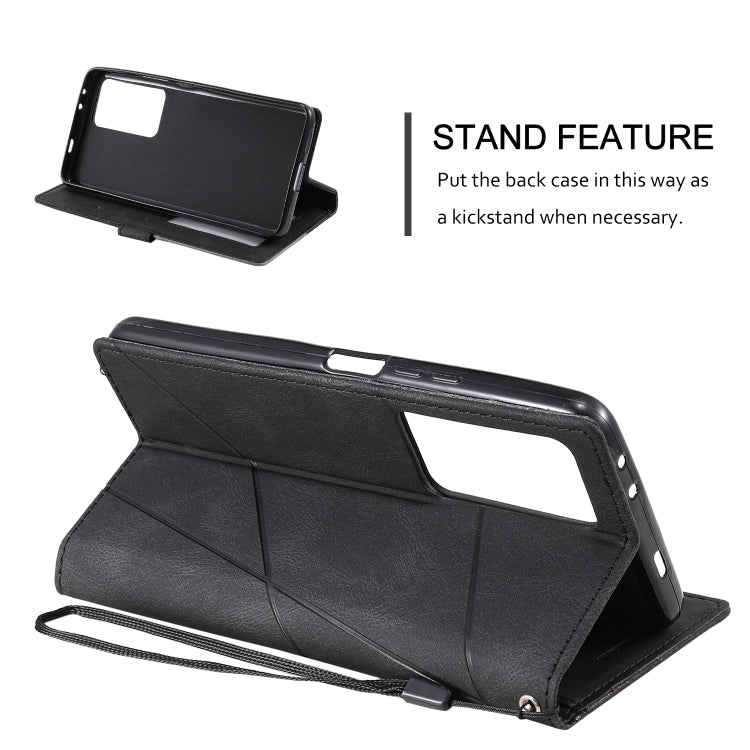 For Xiaomi Redmi K40S Skin Feel Splicing Leather Phone Case