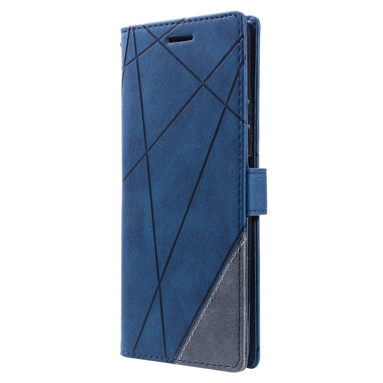 For Xiaomi Redmi Note 11S Skin Feel Splicing Leather Phone Case